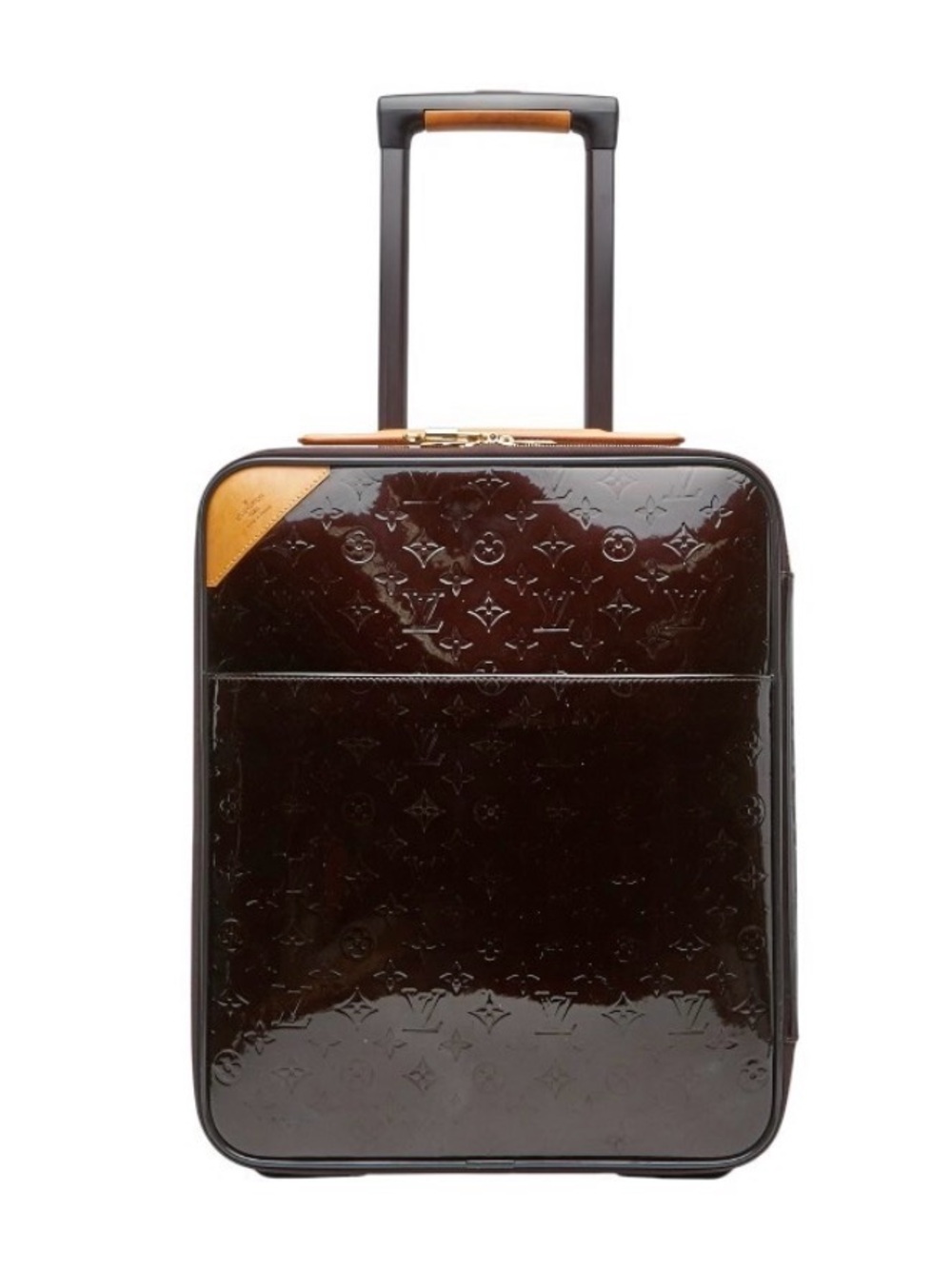 Louis Vuitton Monogram Vernis Rolling Suitcase Carry-On